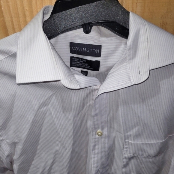 Covington Other - Covington white striped button down dress shirt